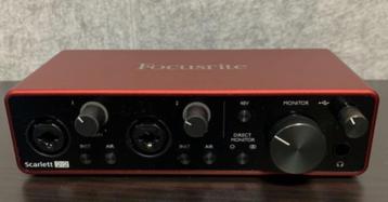 focusrite scarlett 2i2 3rd gen + garantie tot 06-'26 beschikbaar voor biedingen