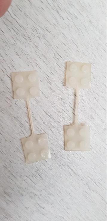 Lego vintage trein & vrachtwagen koppeling met 2x2 plate.  beschikbaar voor biedingen