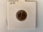 1 x cent 1980, Postzegels en Munten, Munten | Nederland, Ophalen, Koningin Juliana, 5 cent