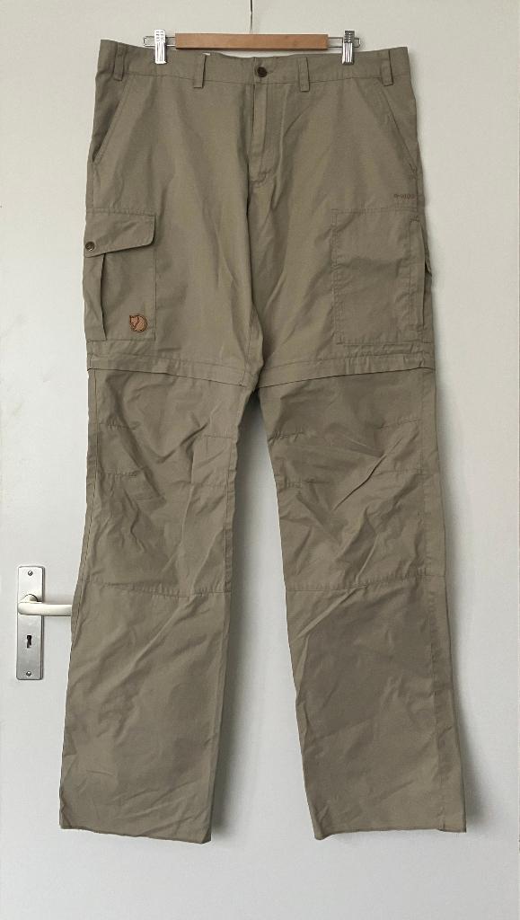 Fjällräven Karl Zip-off Trousers EU: 54 / US 37", Kleding | Heren, Broeken en Pantalons, Gedragen, Maat 52/54 (L), Beige, Verzenden