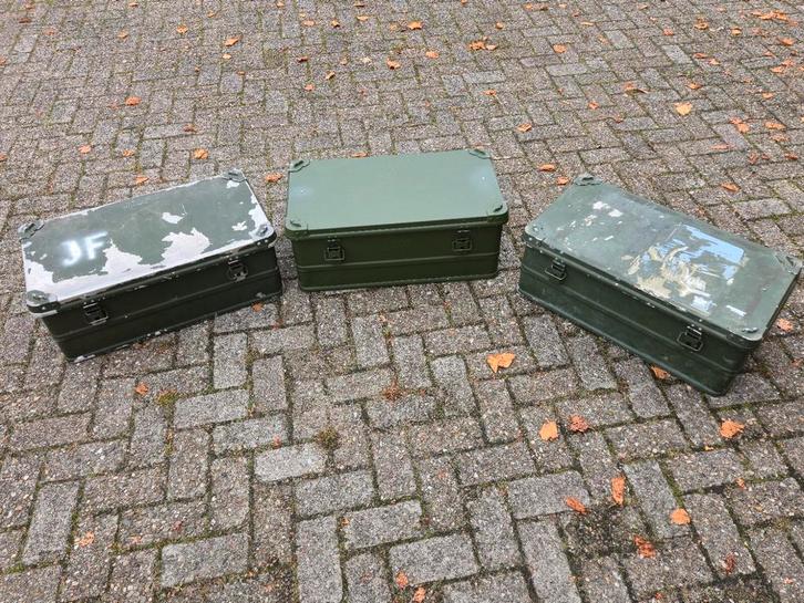 Defender aluminium transportkist kist 70x40x26cm NL leger, Verzamelen, Militaria | Algemeen, Landmacht, Nederland, Ophalen