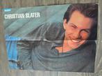 Jaren 90 Poster van Christian Slater, Ophalen of Verzenden, Zo goed als nieuw, Rechthoekig Staand