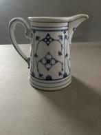 Vintage blauw-wit melkkannetje Jäger blau Saks, Antiek en Kunst, Ophalen
