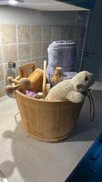 Houten waston met decoratie, Ophalen, Zo goed als nieuw, Wit