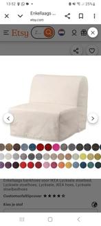 Hoes beige slaapbank IKEA Lycsele 1 pers, Eenpersoons, Beige, Nieuw, Ophalen of Verzenden