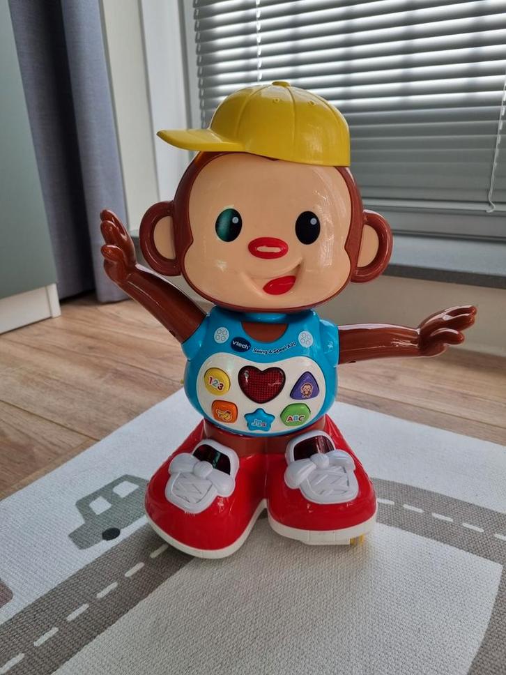 Dansende aap vtech, Kinderen en Baby's, Speelgoed | Vtech, Gebruikt, 6 maanden tot 2 jaar, Ophalen