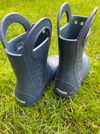 Blauwe Crocs Laarzen - Maat J1, Kinderen en Baby's, Jongen of Meisje, Ophalen of Verzenden, Laarzen, Zo goed als nieuw