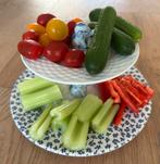 Etagère van aniek / oud porseleinen glaswerk, Antiek en Kunst, Ophalen