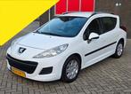 Peugeot 207 SW 1.4 95pk 2009 Wit AIRCO / APK: 10-11-2026, Auto's, Voorwielaandrijving, Stof, Zwart, Wit