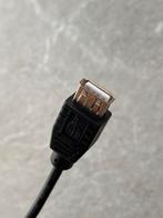 USB 2.0 A Male naar A Female - 1 meter, Computers en Software, Pc- en Netwerkkabels, Ophalen of Verzenden, Nieuw