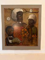 Afrikaans schilderij, Antiek en Kunst, Ophalen