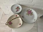 Oud servies met rozen - Bavaria, Copo, Tsjechoslowakije, Ophalen of Verzenden