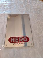Hero Dranken Spiegel - Verzamelobject, Ophalen of Verzenden, Rechthoekig, Minder dan 50 cm, Minder dan 100 cm