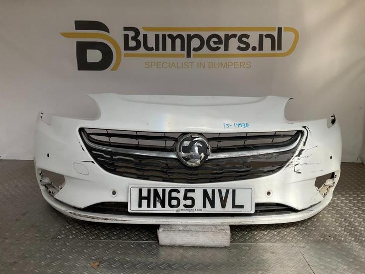 Bumper Opel Corsa E 14-19 pdc 39003567 Voorbumper i5-14938z, Auto diversen, Tuning en Styling, Ophalen