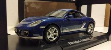 Porsche Cayman coupe metallic blue Norev metal 1:18 KRD beschikbaar voor biedingen