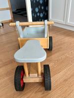 Houten loopfiets met karretje, Ophalen, Gebruikt, Loopfiets