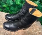 bijna Nieuwe vintage blokhak laarzen van Sendra maat 41, Sendra, Zwart, Lage of Enkellaarzen, Ophalen of Verzenden