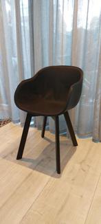 Twee zwarte kuipstoelen, Huis en Inrichting, Ophalen, Stof, Gebruikt, Twee