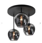 Planfondlamp 3 lichts NIEUW, Ophalen of Verzenden, Nieuw, Glas, Minder dan 50 cm