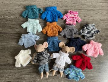 Super leuke handgebreide truitje voor Maileg muisjes van 12c beschikbaar voor biedingen