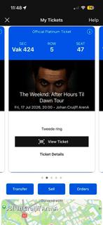 Weeknd concert 17.07.2026, Twee personen, Juli
