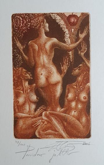 Exlibris /Ex libris H. Capova, Judgement of Paris beschikbaar voor biedingen