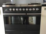 Boretti vrijstaand gasfornuis, Huis en Inrichting, Keuken | Keukenelementen, Ophalen, Gebruikt, Zwart, 50 tot 100 cm
