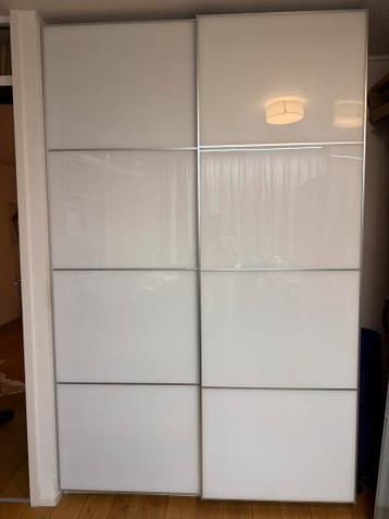 Glazen schuifdeuren wit Pax Färvik - afbeelding 2