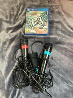 PS4 Microfoon Set - Zing je favoriete nummers!, Ophalen of Verzenden, Gebruikt, Zwart, Met games