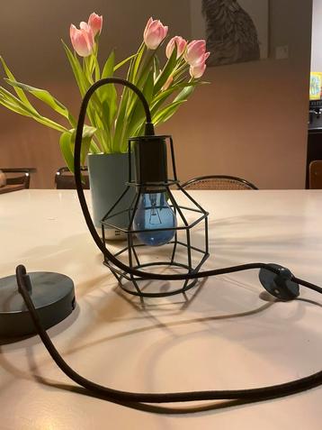 Hanglamp blauw staal beschikbaar voor biedingen