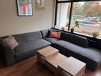 Grijze hoekbank, Huis en Inrichting, Banken | Bankstellen, Ophalen, 250 tot 300 cm, Gebruikt, Hoekbank