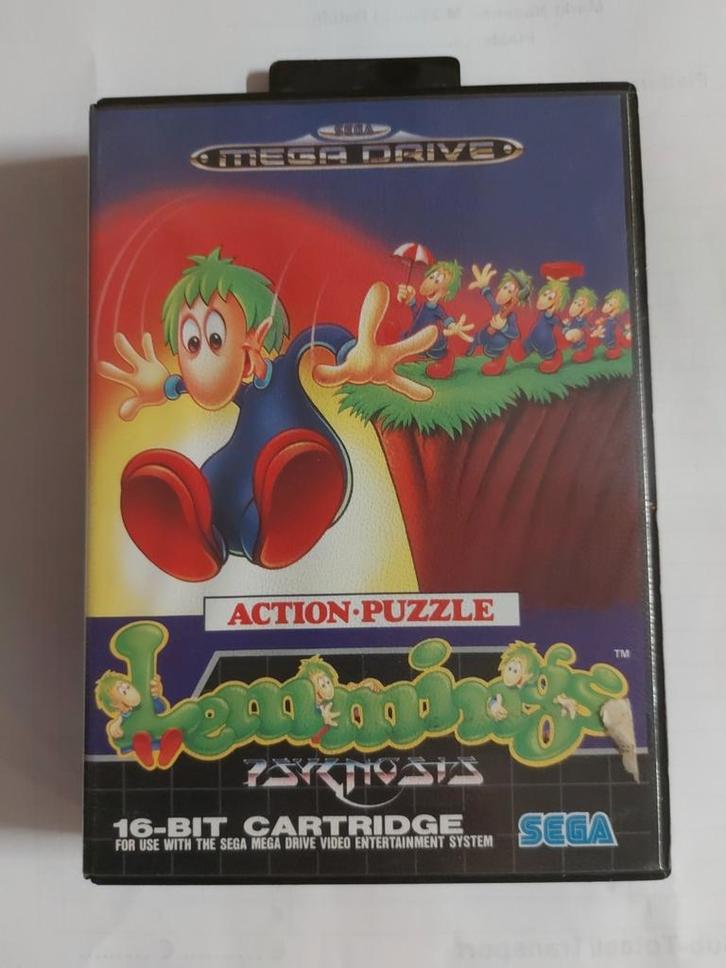 Lemmings (Sega Mega Drive) Compleet met Boekje, Spelcomputers en Games, Games | Sega, Gebruikt, Mega Drive, Puzzel en Educatief