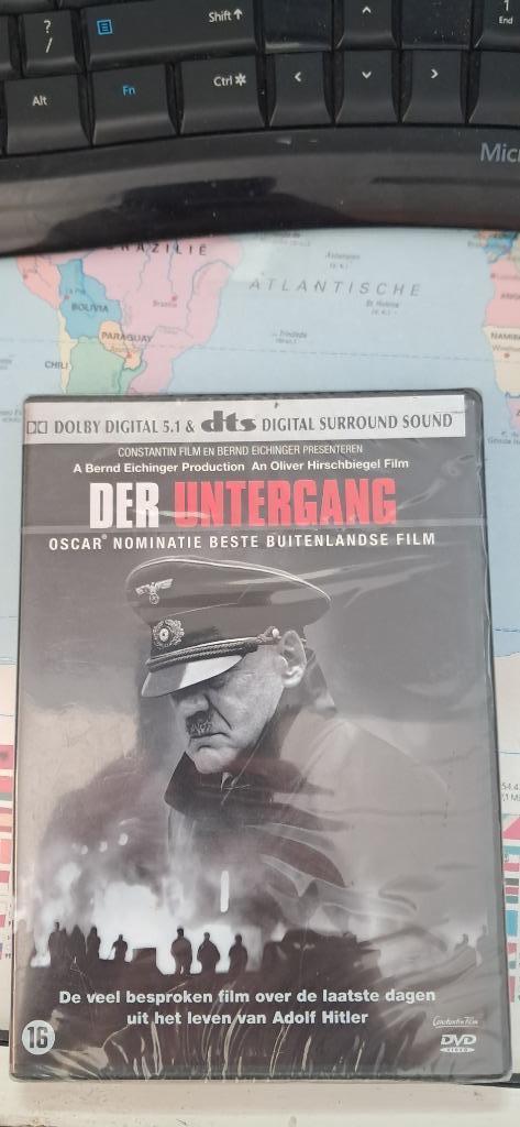 DER UNTERGANG nieuw in verpakking dvd, Cd's en Dvd's, Dvd's | Actie, Nieuw in verpakking, Oorlog, Vanaf 16 jaar, Ophalen of Verzenden