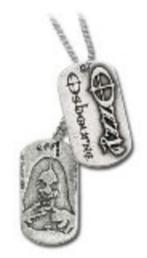 Alchemy Poker Ozzy Osbourne Dog-Tags, Rings  & Pendants, Overige materialen, St Mary's Mill, Unit 43, Faircharm Trading Estate, Evelyn Drive, Leicester, LE3 2BU, GB