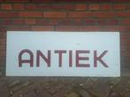 Bord met tekst antiek 105 x 42cm, Ophalen of Verzenden, Gebruikt