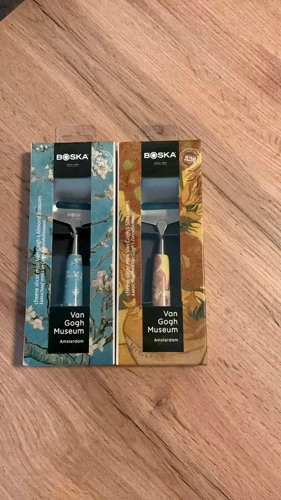 2 Boska mini kaasschaafjes vanGogh print, Huis en Inrichting, Keuken | Keukenbenodigdheden, Nieuw, Ophalen of Verzenden