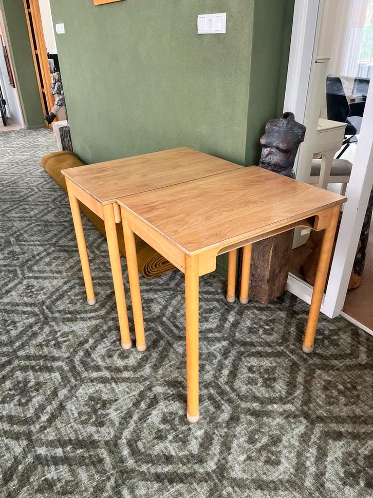 Schooltafel groep 8 van Schilte, Huis en Inrichting, Tafels | Eettafels, Gebruikt, Minder dan 50 cm, 50 tot 100 cm, Rechthoekig