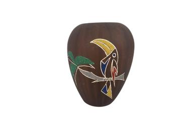 L'Ancora - Kera-Teak - model 97 - vaasje  -  1960's beschikbaar voor biedingen