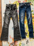 Twee mooie jean raizzed maat 146 voor meisje, Ophalen of Verzenden, Zo goed als nieuw, Meisje, Broek
