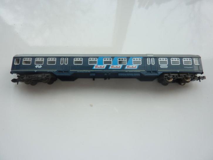 N-spoor: Fleischmann 8156 NS Plan W  met Grolsch reclame, Hobby en Vrije tijd, Modeltreinen | N-Spoor, Gebruikt, Wagon, Gelijkstroom