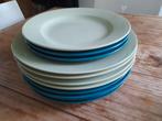 Borden Set - 2 Kleuren - Perfecte Staat, Ophalen, Zo goed als nieuw, Bord(en), Effen