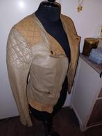 Goosecraft Leren Jasje Dames Maat S, Kleding | Dames, Jasjes, Kostuums en Pakken, Goosecraft, Beige, Ophalen of Verzenden, Zo goed als nieuw