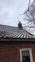 Rode geglazuurde dakpannen, Doe-het-zelf en Verbouw, Dakpannen en Dakbedekking, Gebruikt, Steen of Klei, Ophalen of Verzenden