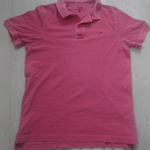 Heren polo maat L van hilfiger, Kleding | Heren, Polo's, Gedragen, Maat 52/54 (L), Rood, Ophalen of Verzenden