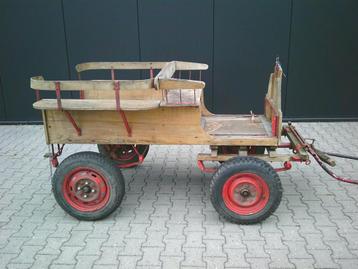 Gebruikte ponywagen. Enkelspan beschikbaar voor biedingen