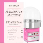 suikerspin machine te huur, Hobby en Vrije tijd, Feestartikelen | Verhuur, Ophalen, Nieuw, Verjaardag