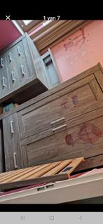 Babykamer Kast, Commode, Bedje, Wandplank - Grijs, Ophalen, Gebruikt, Jongetje of Meisje