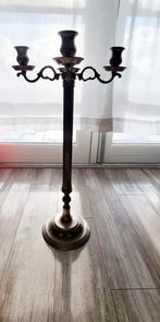 Metalen vloerkandelaar, Huis en Inrichting, Woonaccessoires | Kandelaars en Kaarsen, Ophalen, Gebruikt, Metaal, 75 cm of meer