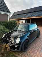 Mini 1.6 16V Cooper S 2003 Zwart, Auto's, Mini, Voorwielaandrijving, 4 cilinders, 4 stoelen, Handgeschakeld