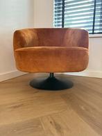 Tower Living Barga Fauteuil - Goud Velvet - draaistoel, Huis en Inrichting, Fauteuils, Ophalen, Zo goed als nieuw, Metaal, 75 tot 100 cm